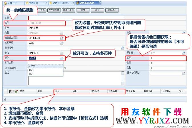 用友U8CRM客户营销平台客户信息整合功能图示