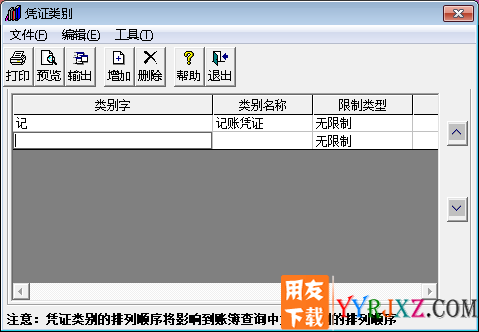 什么是凭证类别？