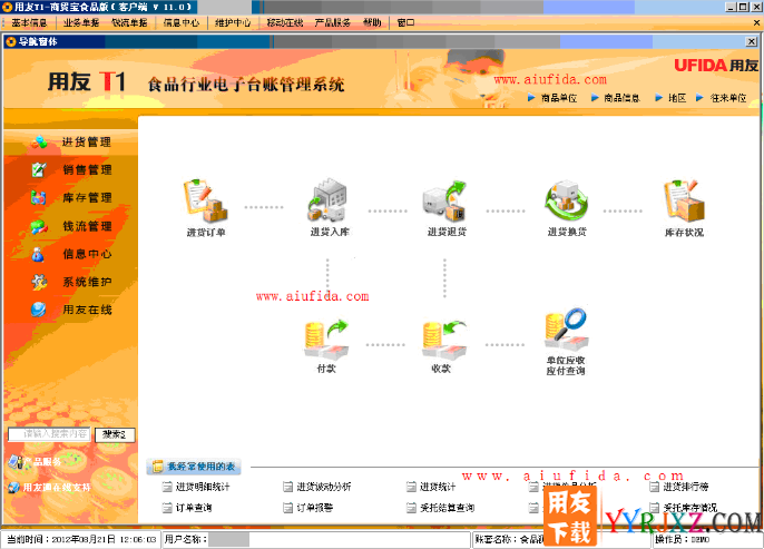 用友T1商贸宝食品普及版V11.1免费试用版下载地址