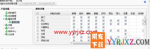 用友T+如何设置权限