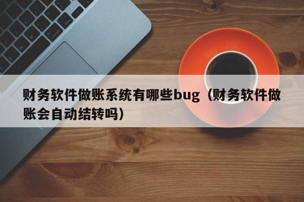 财务软件做账系统有哪些bug(财务软件做账会自动结转吗)
