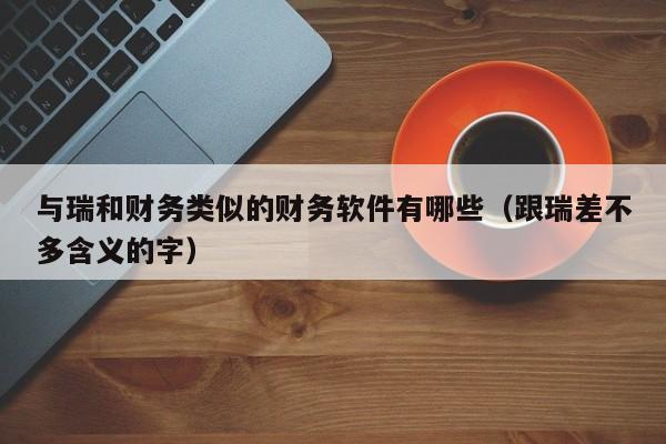 与瑞和财务类似的财务软件有哪些(跟瑞差不多含义的字)