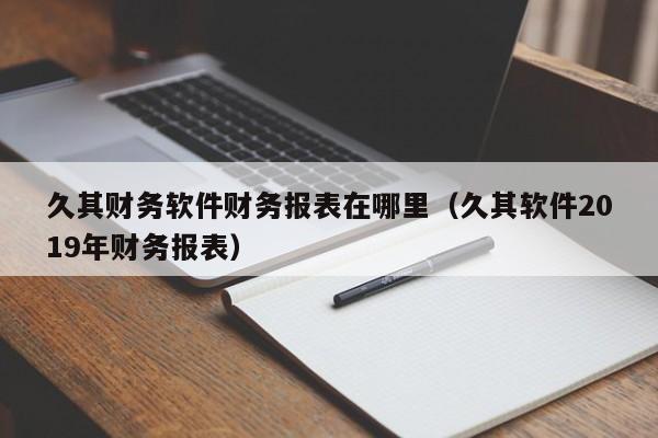 久其财务软件财务报表在哪里(久其软件2019年财务报表)