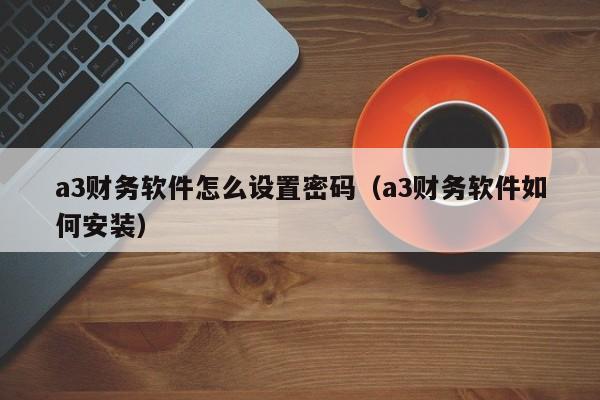 a3财务软件怎么设置密码(a3财务软件如何安装)
