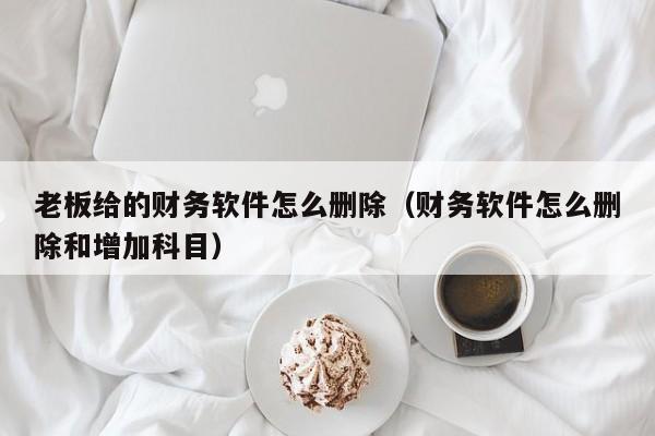 老板给的财务软件怎么删除(财务软件怎么删除和增加科目)