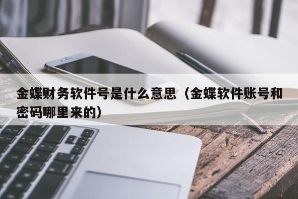 金蝶财务软件号是什么意思(金蝶软件账号和密码哪里来的)