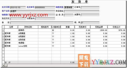 多元化产品结构的销售业务处理3