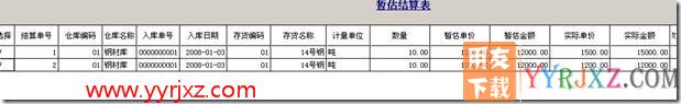 T3暂估