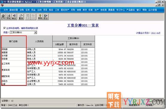 工资分摊计提分配方式的区别？